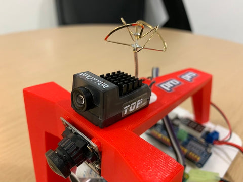 FPV camera installed on a Donkey Car